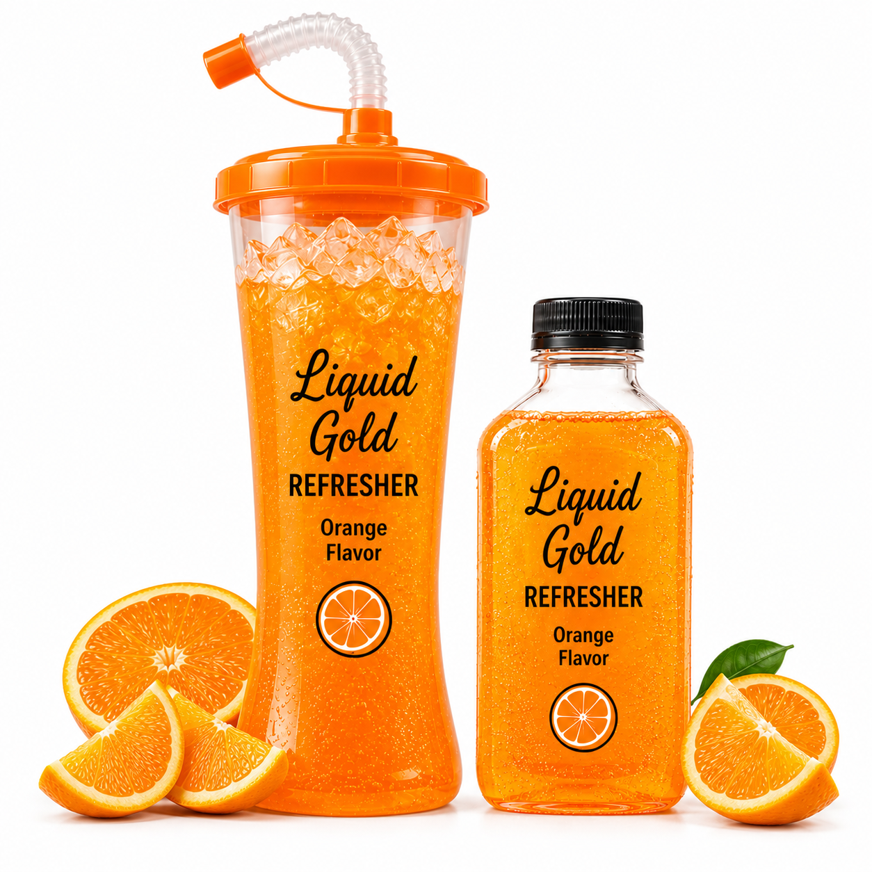 Orange 14 oz Yard Cup 