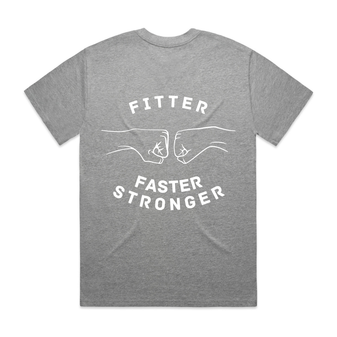 Mens - "Fitter Faster Stronger" - Tee