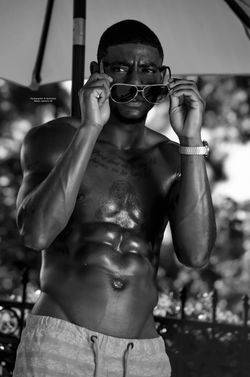 Jamorris Hill (Shot by B-Jai Avenue) pool editorial, pool photoshoot, black man (27 of 42)