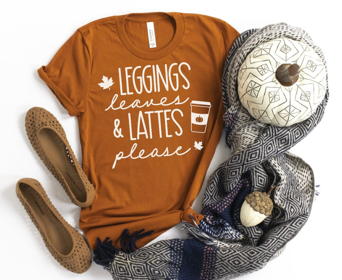 LEGGINGS LEAVES AND LATTES PLEASE