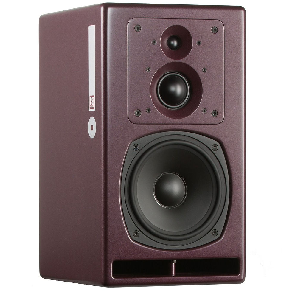PSI Audio A23-Ms Studio Red 3-way active studio monitor front view