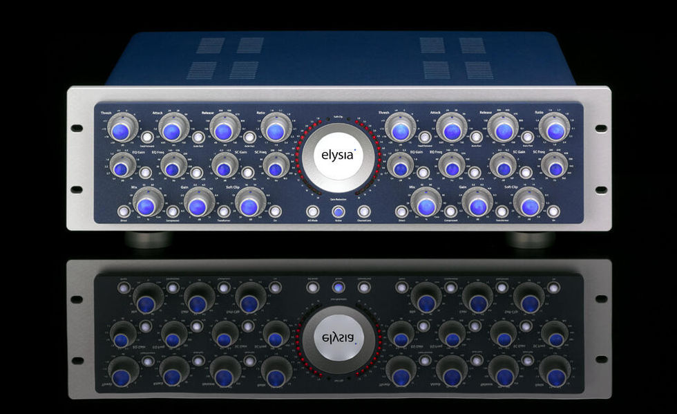 elysia alpha compressor Class-A mastering compressor for stereo bus processing.