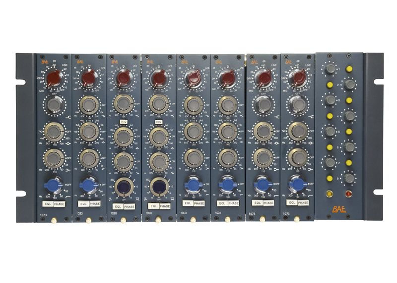 Miniaturbild: BAE Audio 8CR 8‑Channel Rack with 48V PSU – for Neve 10‑Series Modules