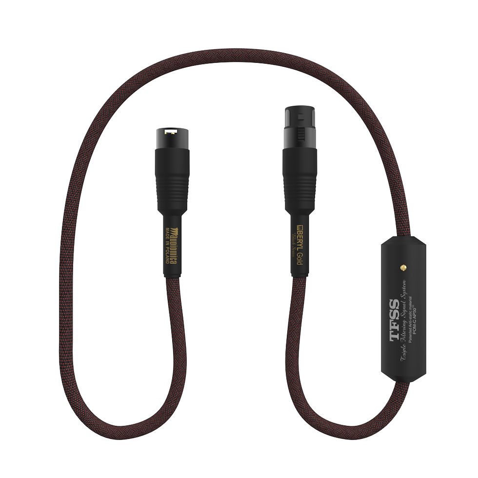 Miniature : Audiomica Laboratory-  Beryl Gold RCA/XLR Interconnect