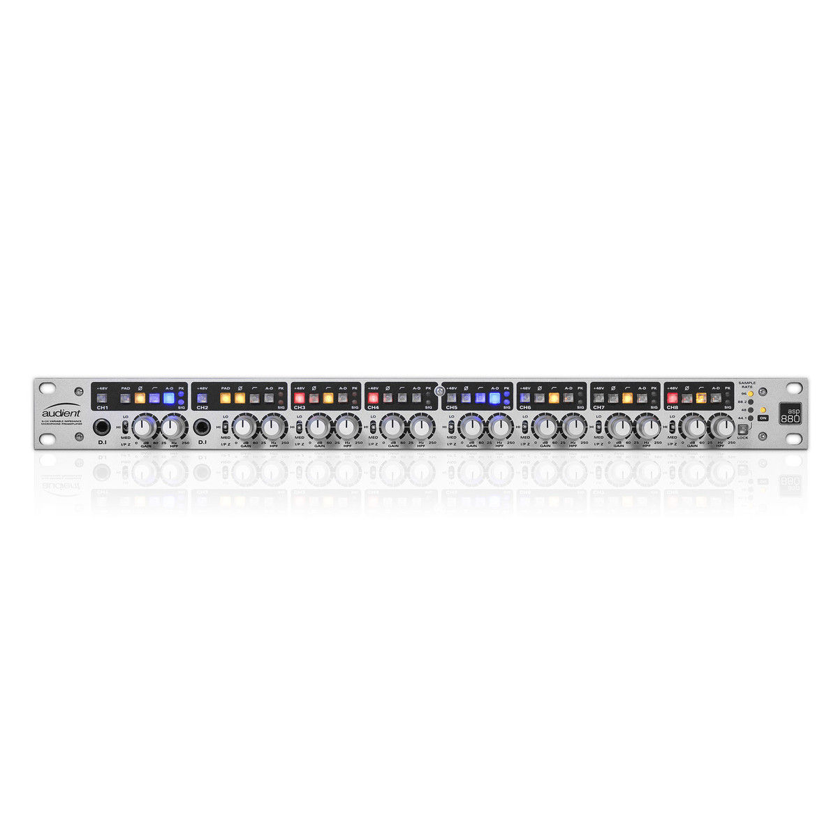 Audient ASP 880 - 8 channel Microphone Preamp with A/D converter