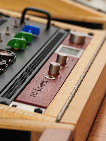 Grimm Audio UC1 racked in a professional mastering studio environment