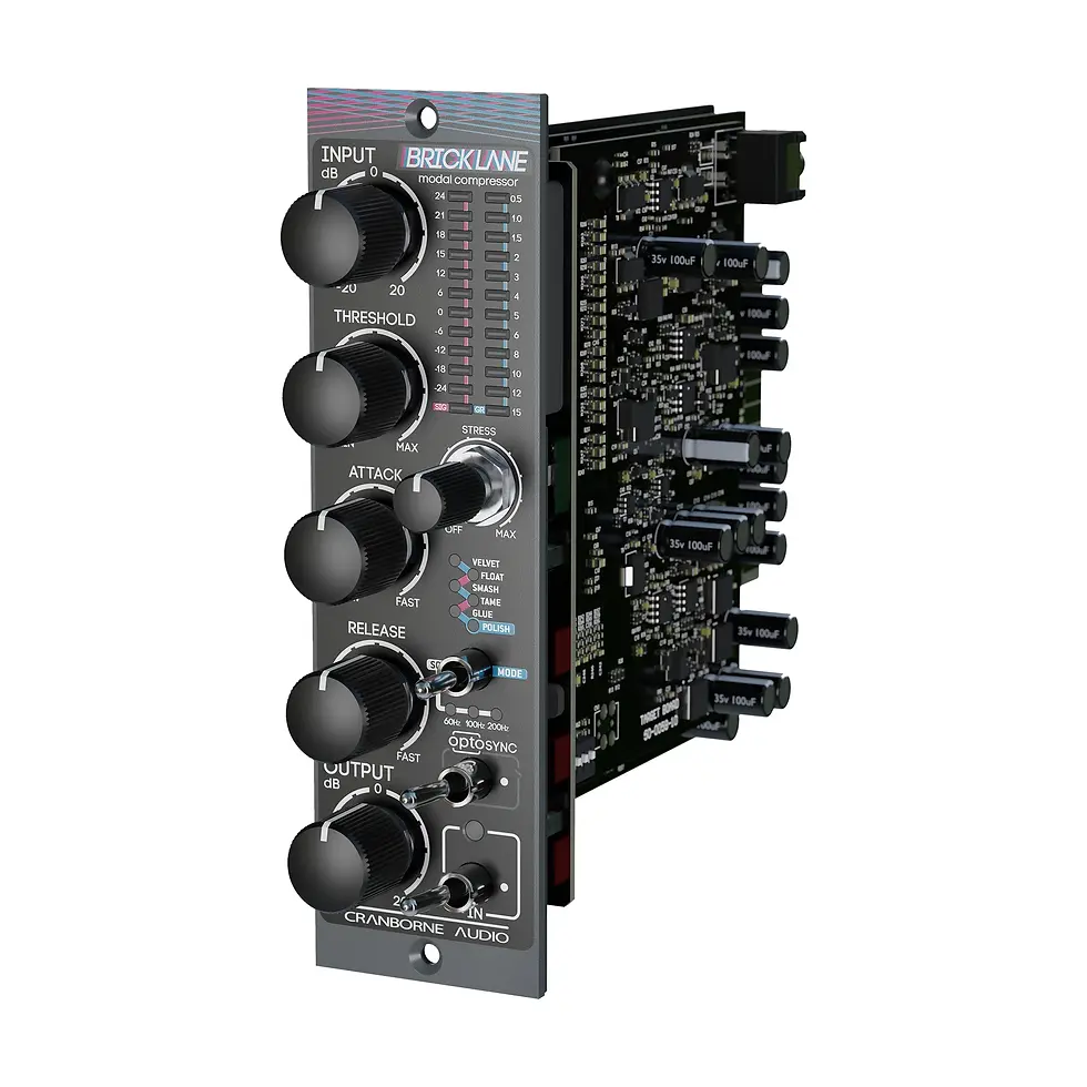 Miniature : Cranborne Audio Brick Lane 500 500 Series compressor with Stress saturation control