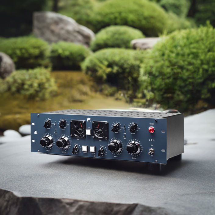 The IGS Audio ZEN is a premium Zener Diode Limiting Compressor inspired by Abbey Road EMI compressors for mixing and mastering in professional Studios.