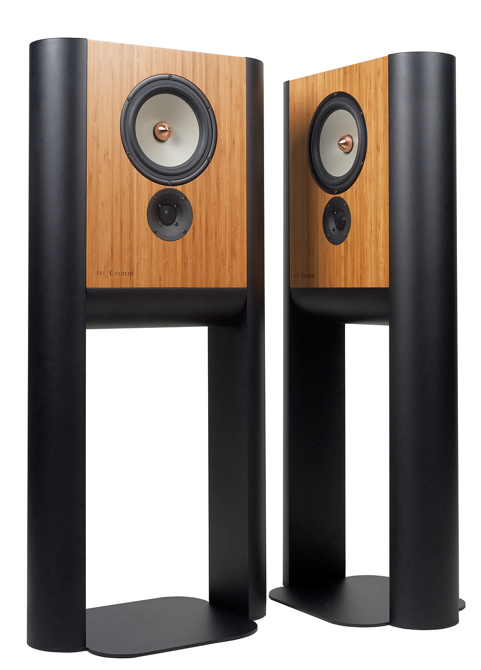 Miniaturbild: Grimm Audio LS1v2 active 2-way monitoring system (8" Seas magnesium woofer, DXT tweeter, NCore amps, DSP optimization) at Fal