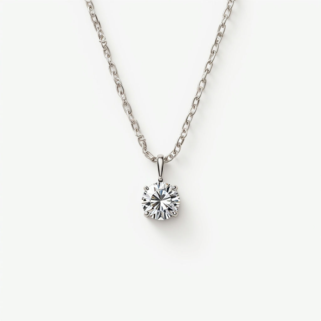 Solitaire Diamond Pendant