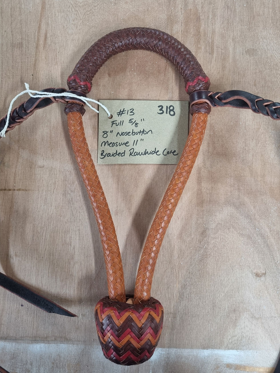 Thumbnail: Hackamore #13 - Tan & Whiskey 5/8"
