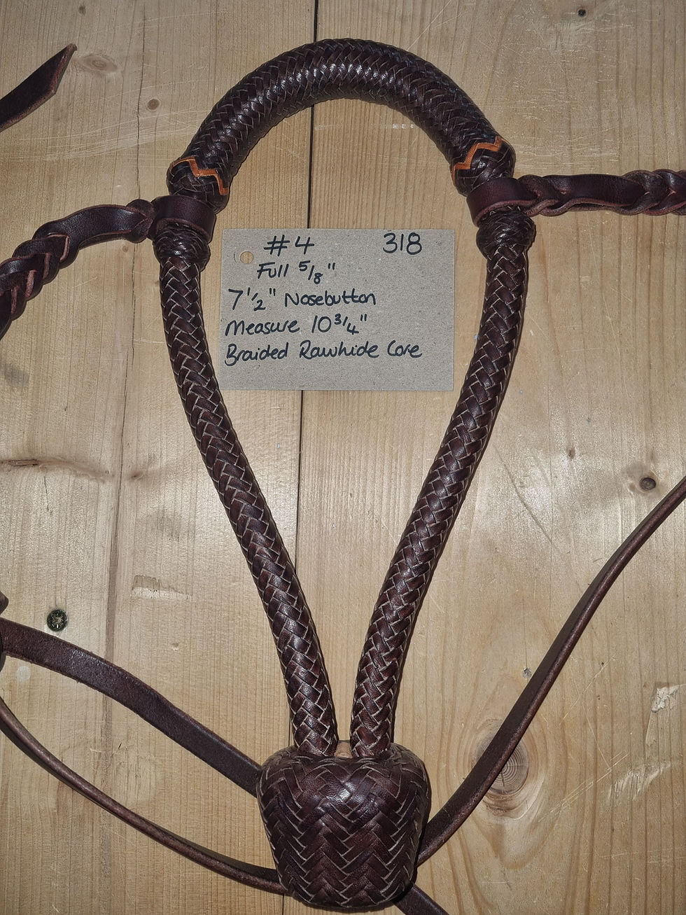 Thumbnail: Hackamore #4 - Whiskey & Brandy 5/8"
