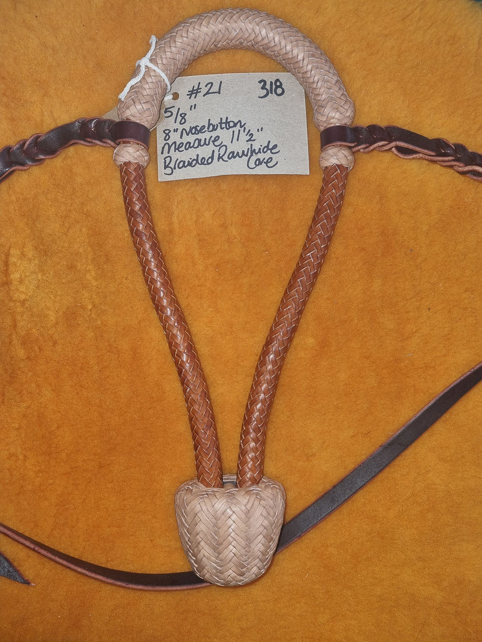 Thumbnail: Hackamore #21 - Tan & Natural 5/8"