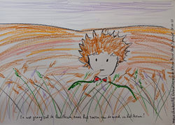 En wat graag zal ik luisteren naar het ruisen van de wind in het koren (and how much I will like the