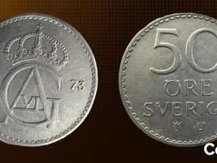 【再入荷コイン紹介 #3】北欧デザインの洗練された魅力!スウェーデン「50エーレ」✨