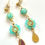 Miniature : Boucles Amazonite OLALA des vagues à l'âme
