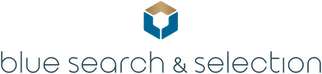 Logo blue search & selection