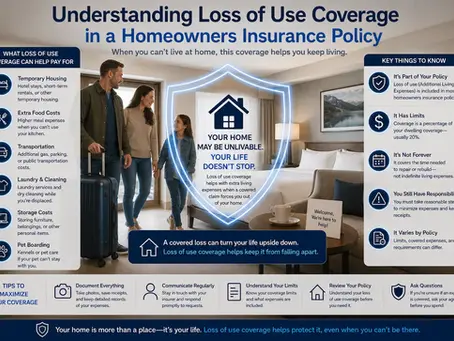 Loss of Use Coverage: How Homeowners Insurance Helps When Your House Isn’t Livable