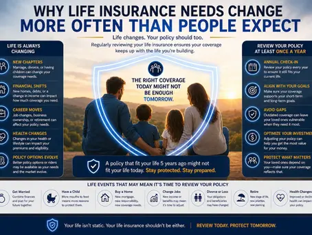 Why Life Insurance Needs Change More Often Than People Expect