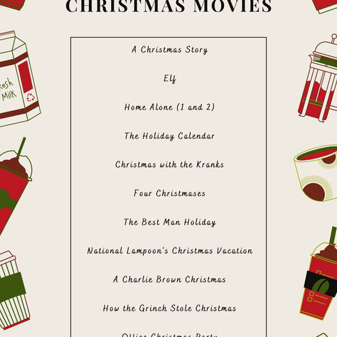 My top 12 Favorite Christmas Movies
