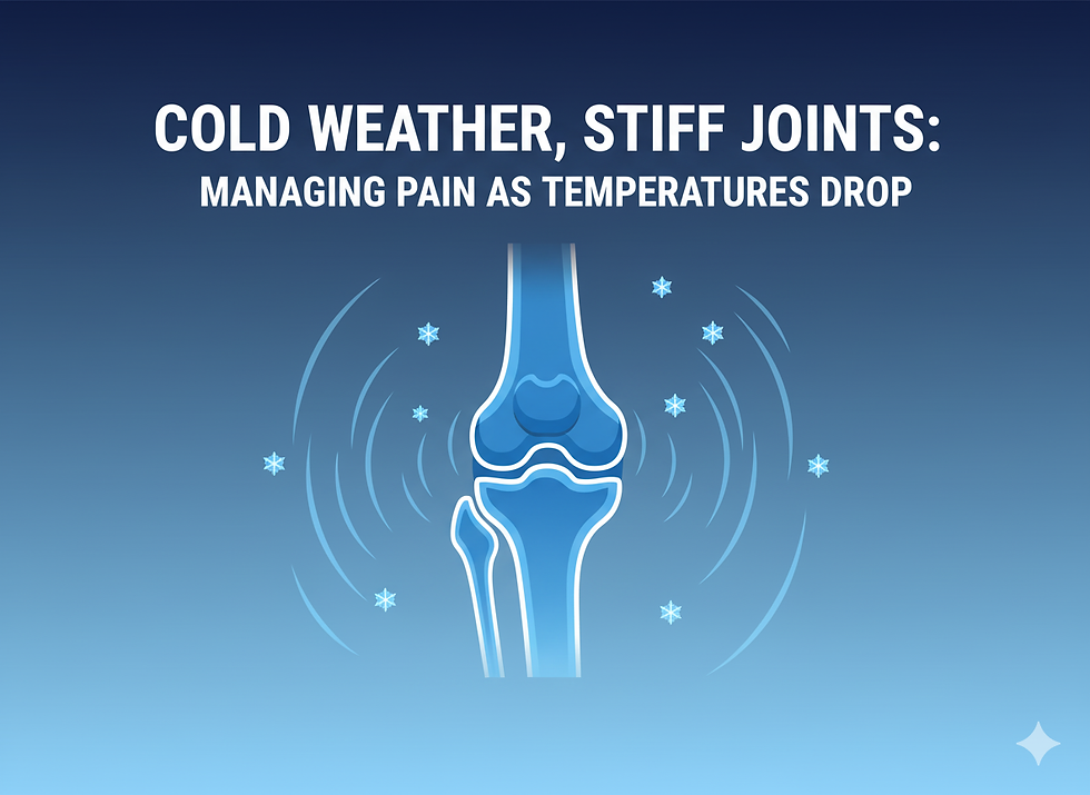 Cold Weather, Stiff Joints: Managing Pain as Temperatures Drop