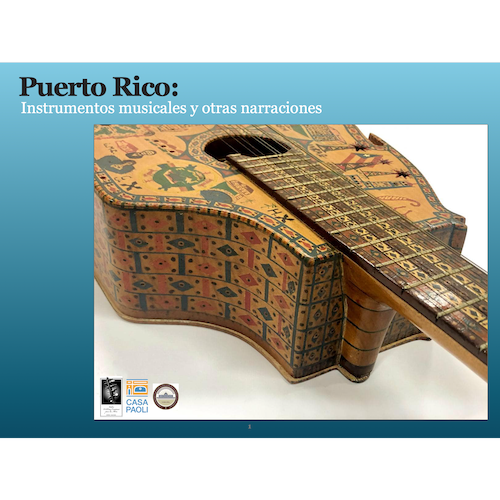 (PDF) Puerto Rico Instrumentos musicales y otras narraciones Casa