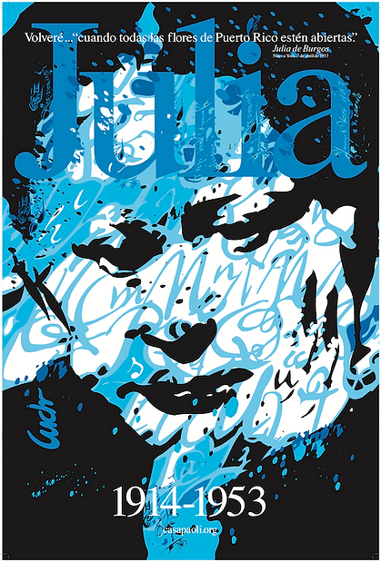 CARTEL CENTENARIO JULIA DE BURGOS (2) DE