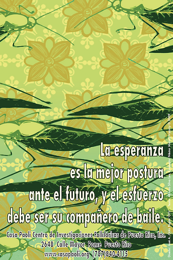 Cartel LAESPERANZA del artista Jose A.O