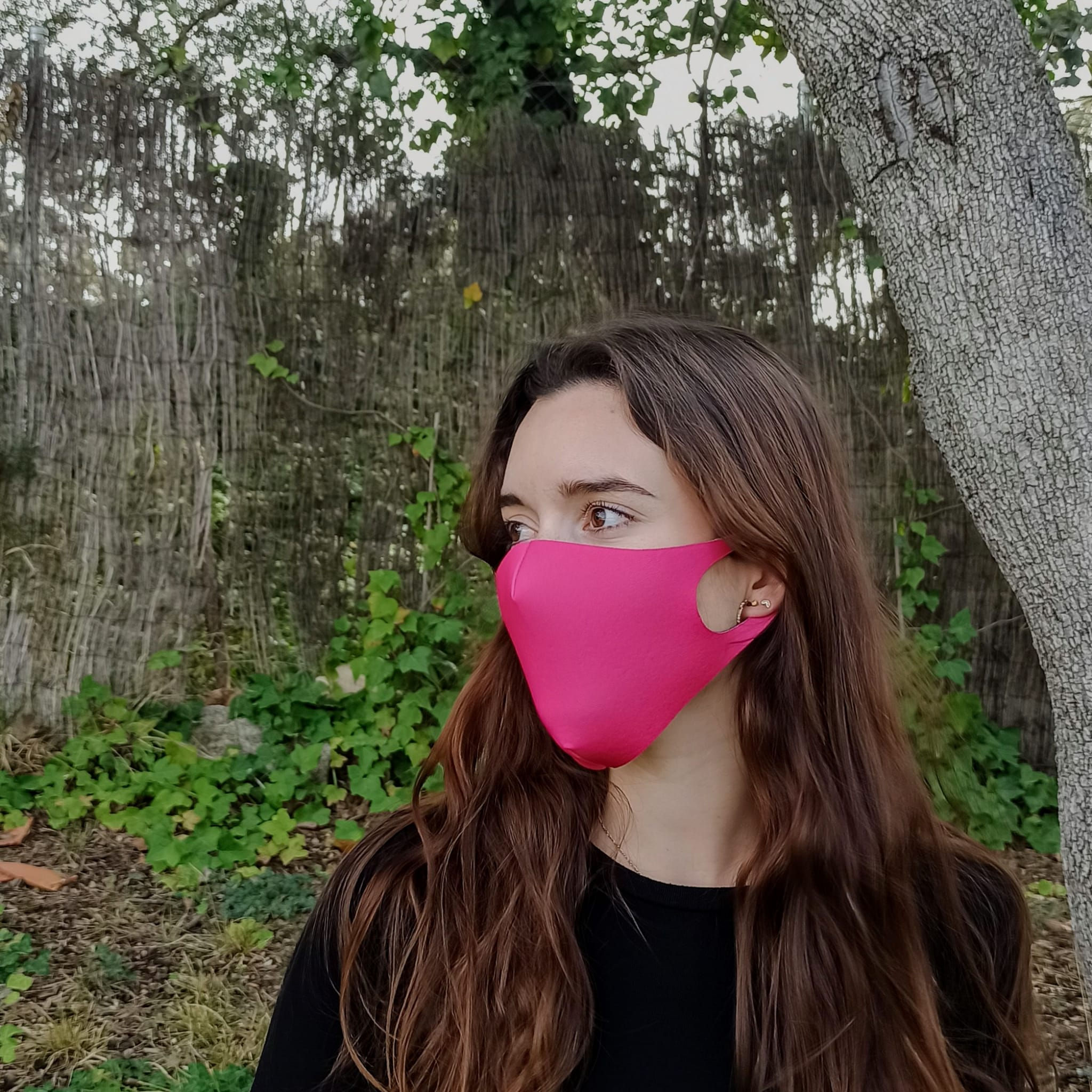 Mascarilla Higiénica unisex  / Mod. FUCCIA