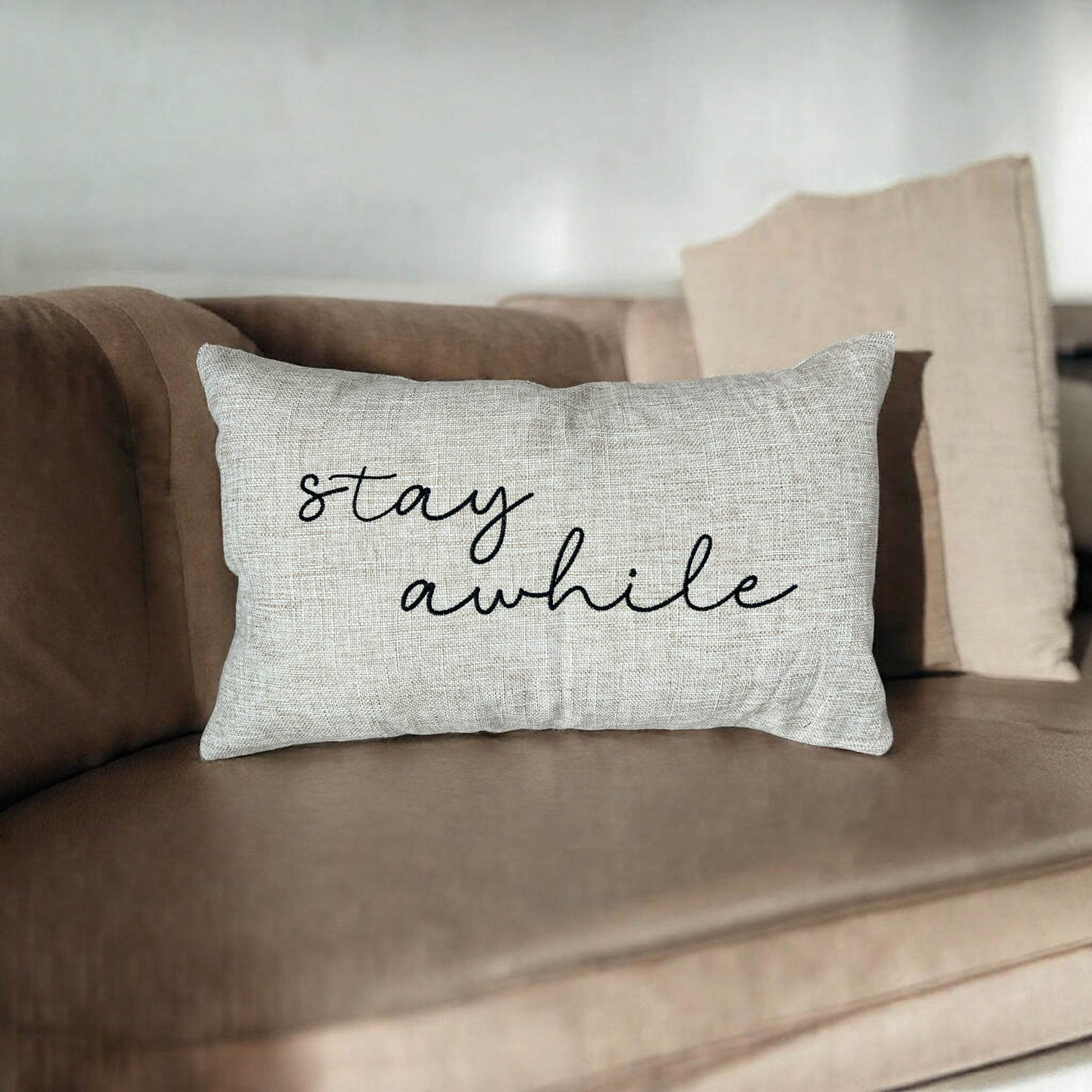 Stay Awhile Pillow
