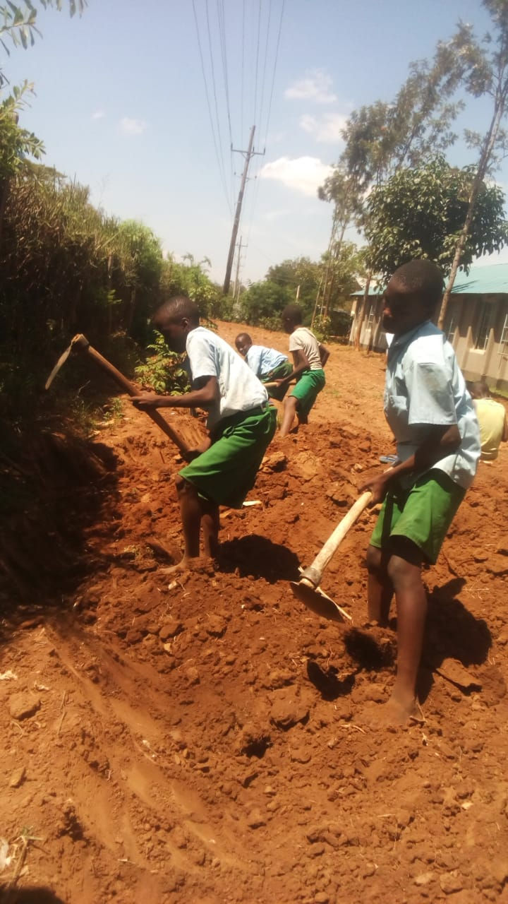 Butonge Primary School students