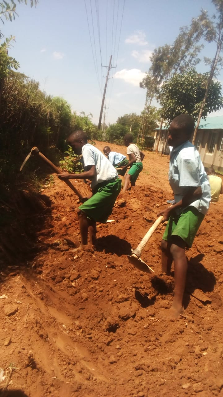 Butonge Primary School students