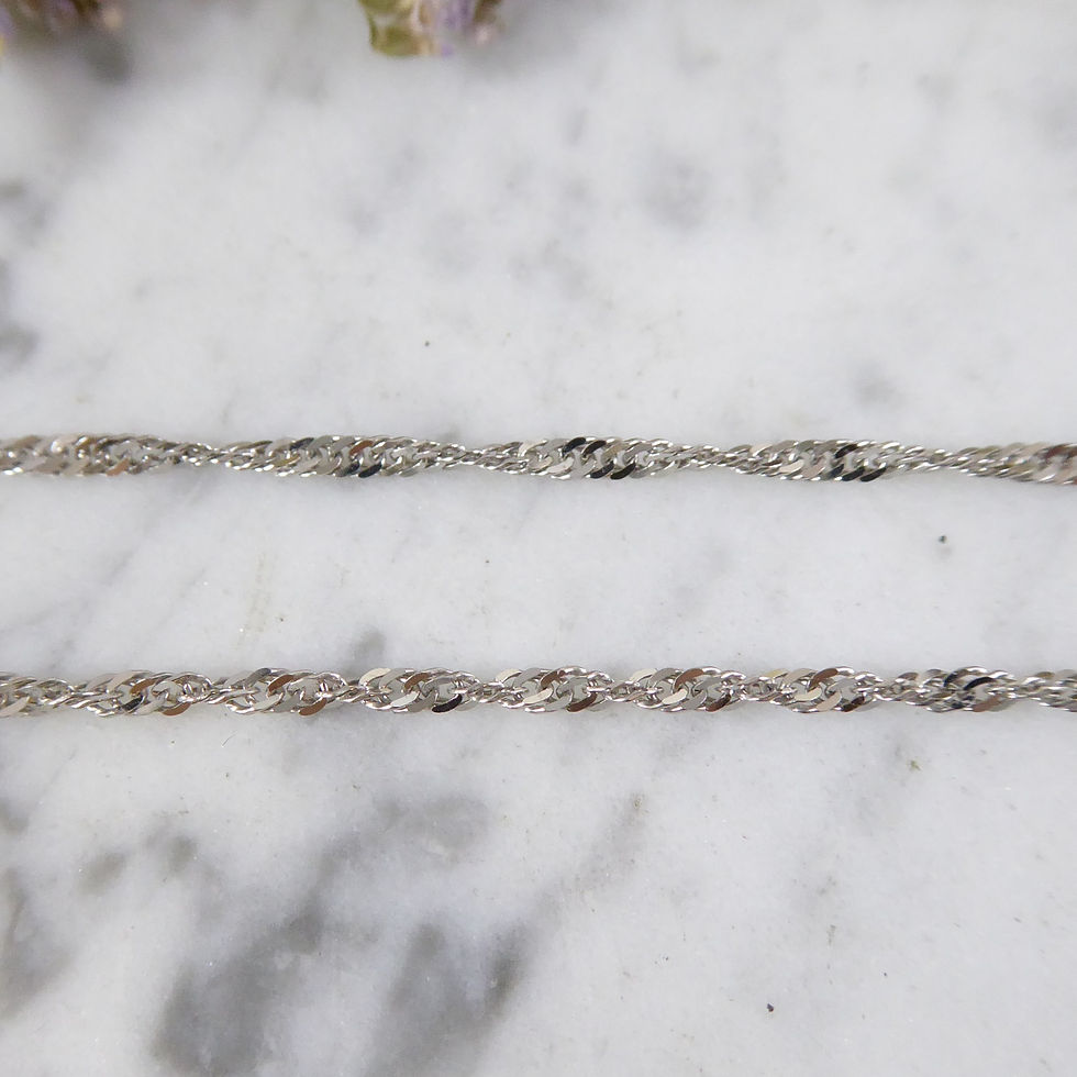 Thumbnail: Kunzite and Diamond Pendant & Chain in White Gold