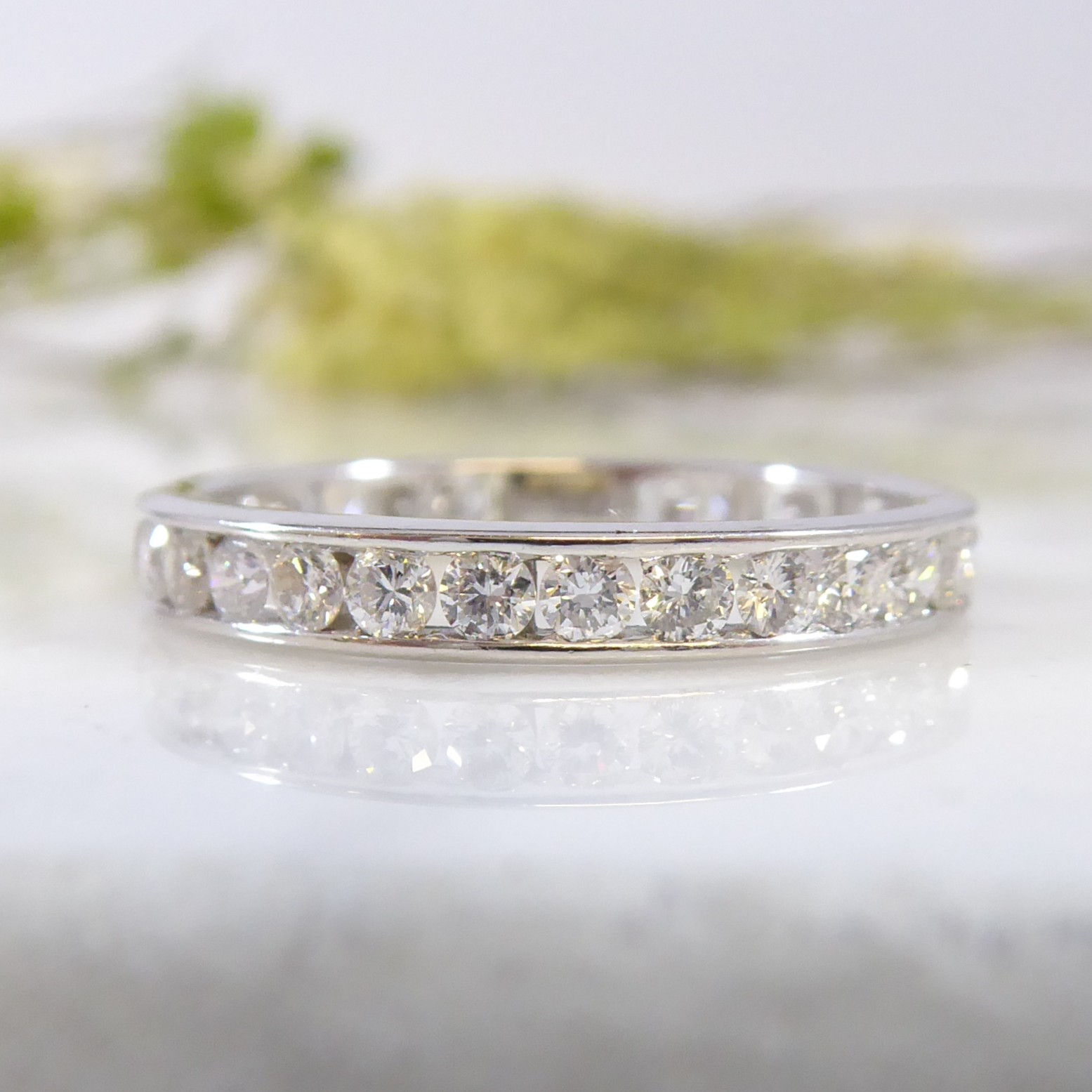 Diamond Eternity Ring in White Gold