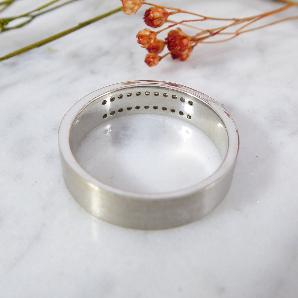 Thumbnail: Diamond Set Ring in White Gold
