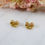 Thumbnail: Gold Earrings set with Amethyst, Blue Topaz, Citrine, & Peridot