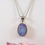 Thumbnail: Opal Pendant and Chain in White Gold