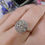 Thumbnail: Vintage Diamond Cluster Ring in Platinum