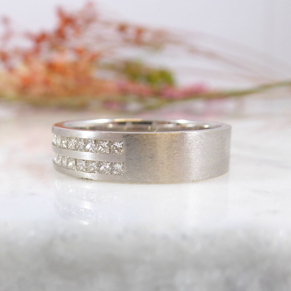 Thumbnail: Diamond Set Ring in White Gold