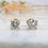Thumbnail: Diamond Stud Earrings in Platinum