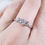 Thumbnail: Diamond Solitaire with Diamond Leaf Shoulders in Platinum