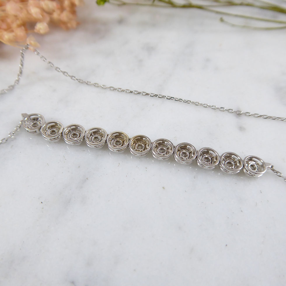 Thumbnail: Diamond Necklet in White Gold