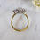 Thumbnail: Diamond Cluster Ring in Yellow Gold