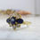 Thumbnail: Sapphire and Diamond Cluster Ring in Yellow Gold