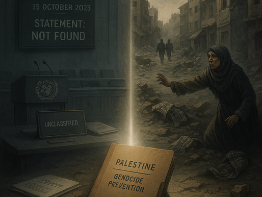 JPTi Requests Clarification from UN Genocide Prevention Office on Missing Public Statement Concerning Gaza