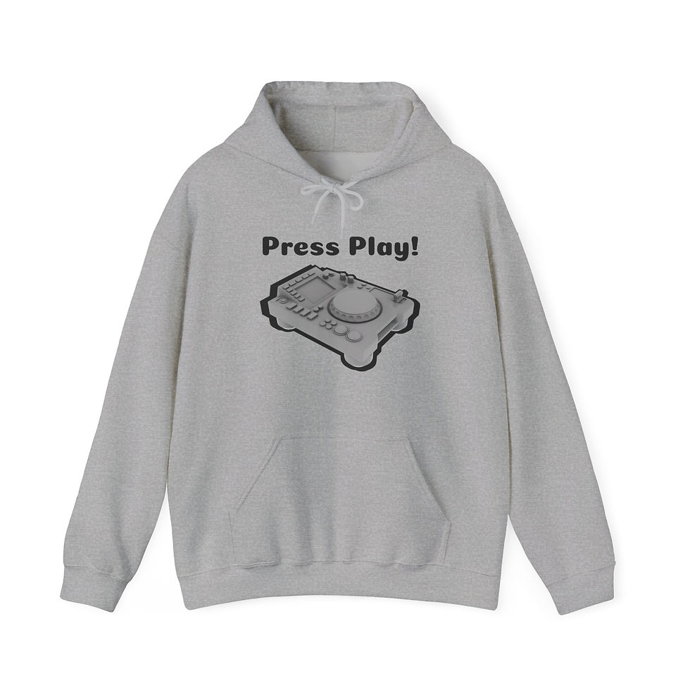 Thumbnail: Press Play! Unisex Heavy Blend™ Hooded Sweatshirt