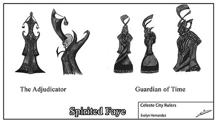 Spirited Faye - Evelyn Hernandez - the adjudicator and guardian of time - dizdev Character