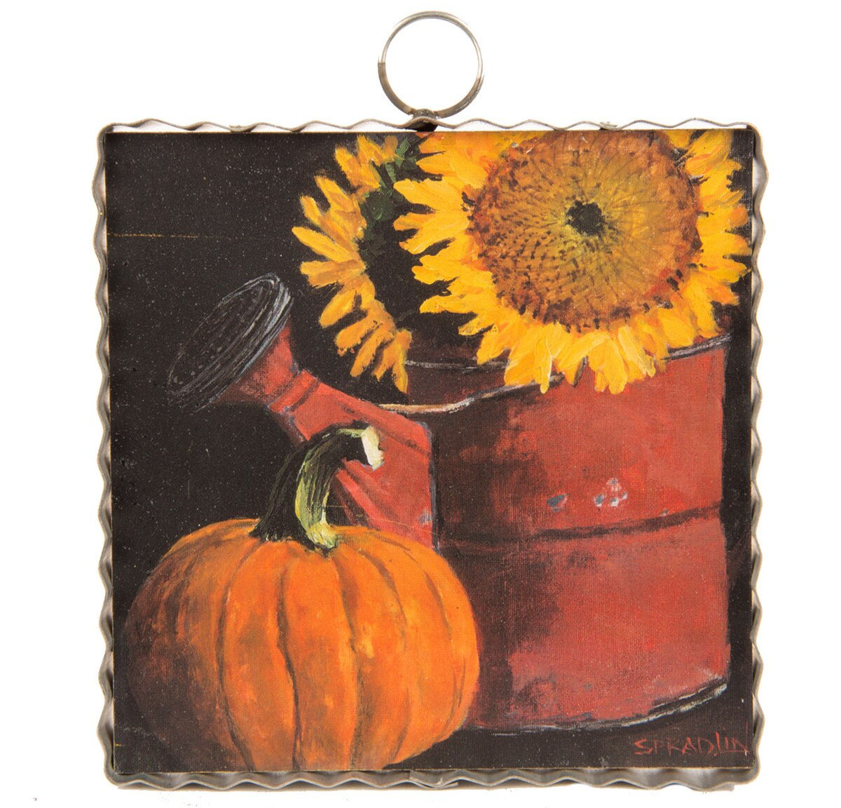 Round Top Collection - Mini Gallery Sunflower Can Print