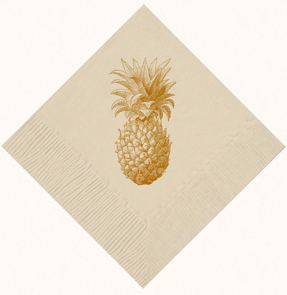 Alexa Pulitzer Pineapple Paper Beverage Napkins