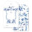 Thumbnail: Blue Toile Gift Tags, Set of 8